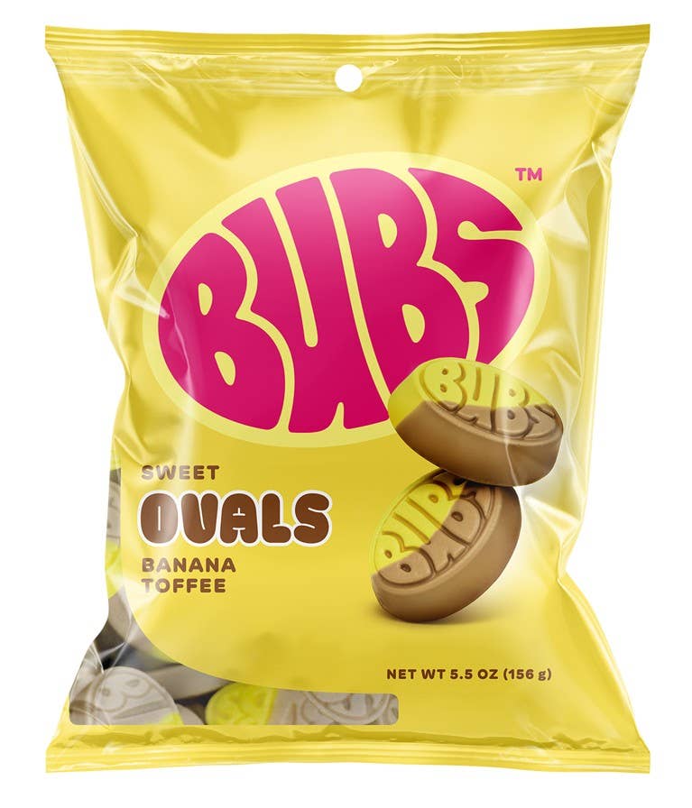 Bubs Combo 5.5oz Bag Display 4 flavors 8ea, 32ct