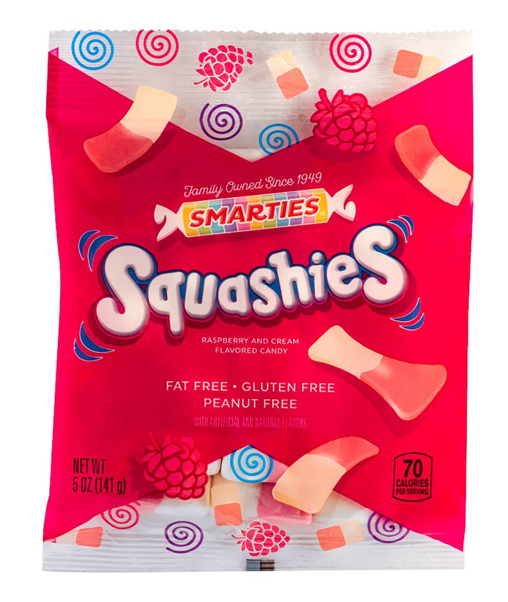 Smarties Squashies, 5oz, 12ct - Raspberry and Cream
