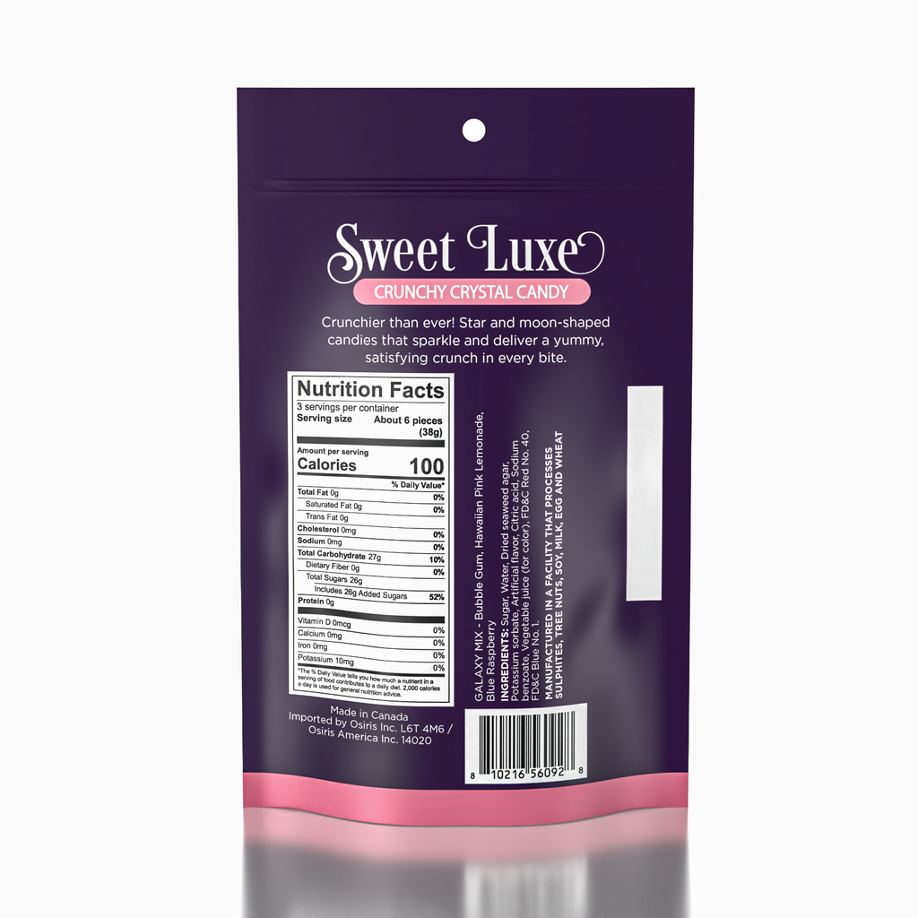 Sweet Luxe™ Extra Crunchy Crystal Candy - Galaxy Flavor Mix