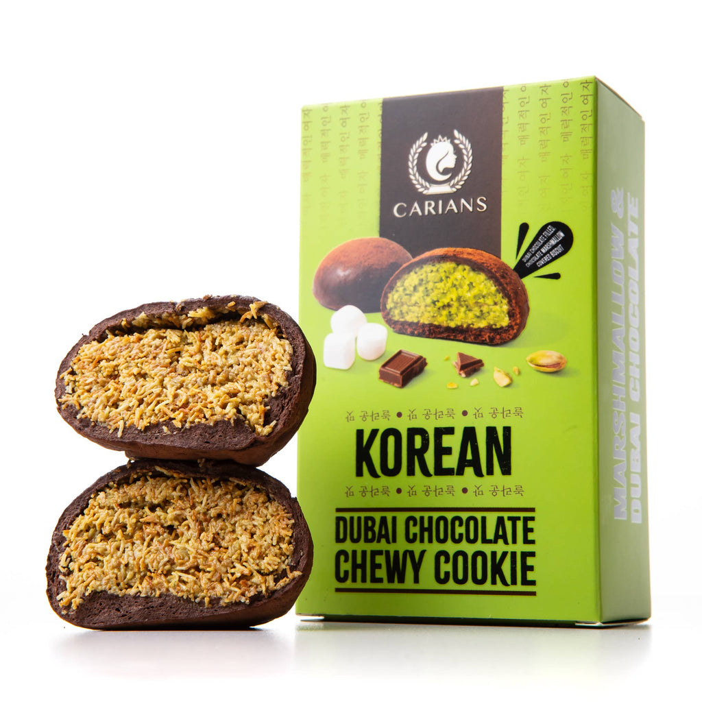 TikTok Viral Korean Chewy Dubai Chocolate Cookie 2.54.Oz