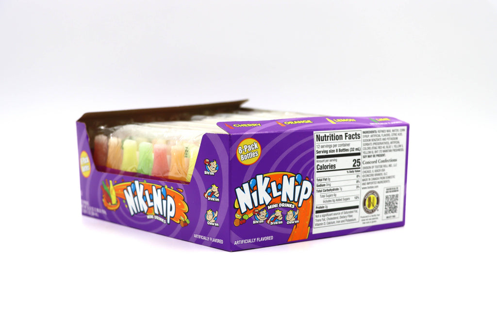 Nik-L-Nips Original Wax Bottles (8-Pack), 12ct