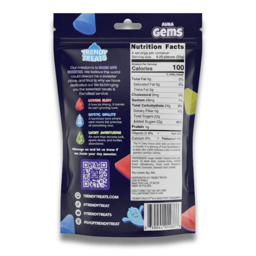 Aura Gems Crunchy Shell Gooey Inside Crystal Candy