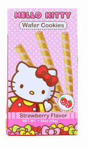HELLO KITTY Wafer Cookies Strawberry Flavor