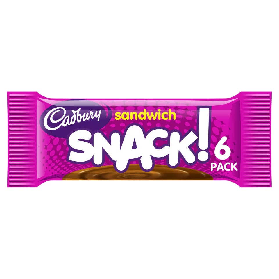 Cadbury Chocolate Sandwich Snack! 6 Pack 132g (UK)