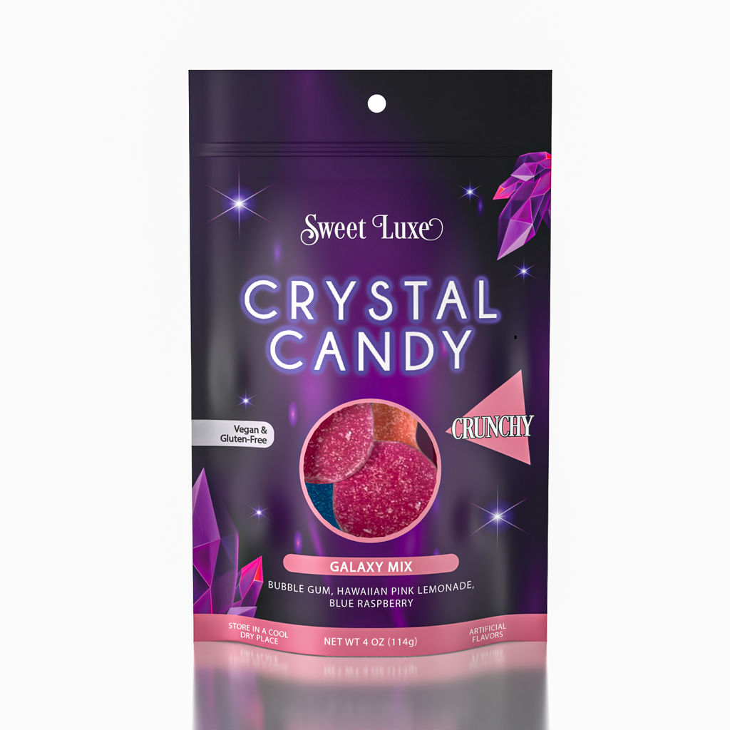 Sweet Luxe™ Extra Crunchy Crystal Candy - Galaxy Flavor Mix