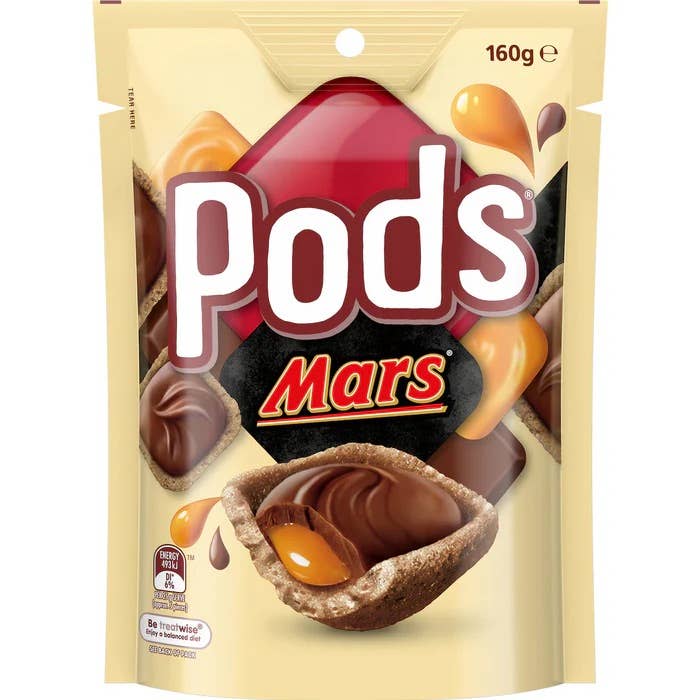 Australian Pods Mars Chocolate Snack & Share 5.64oz (160g)