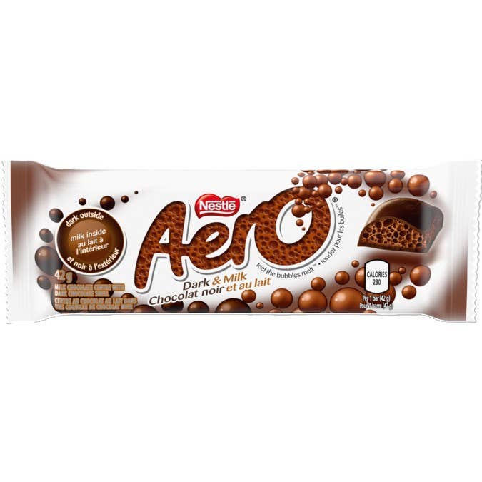 Limited Import - Nestle AERO Dark & Milk Bar, 42g, 24ct
