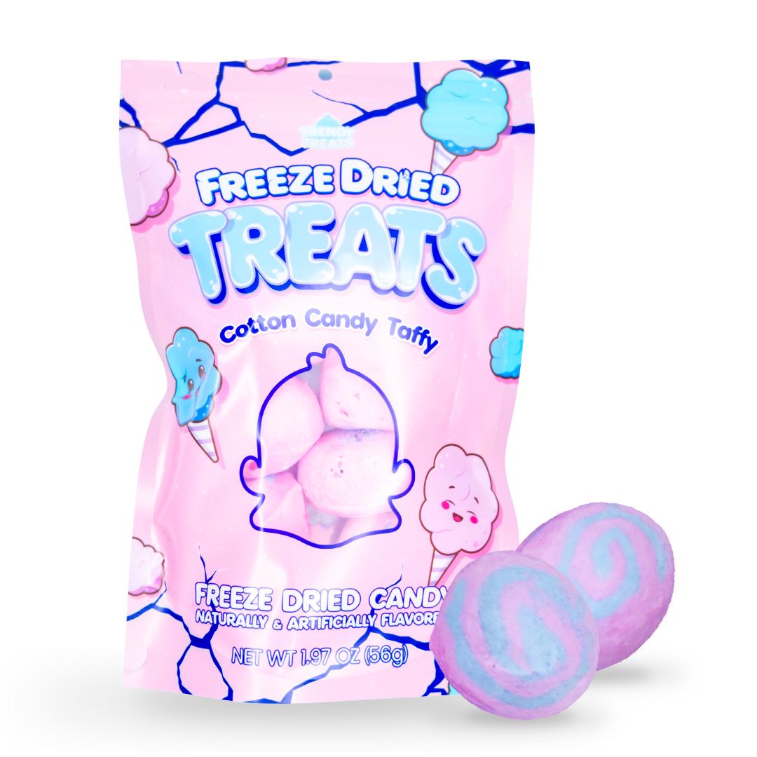 Freeze Dried Cotton Candy Taffy!
