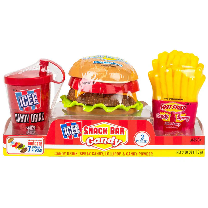 ICEE Snack Bar Candy 3 piece set