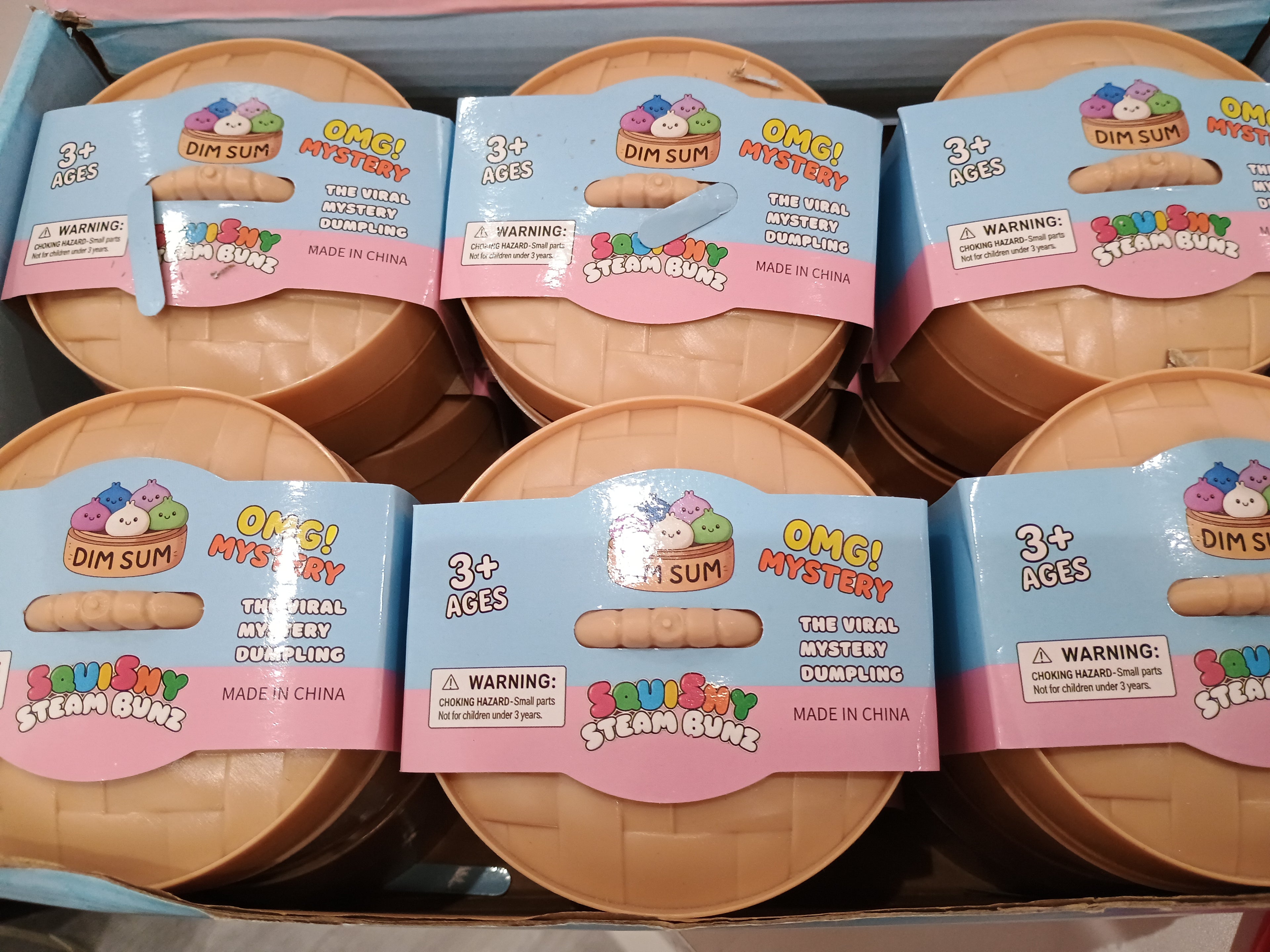 Viral mystery dumpling -squishy steam bunz(China)