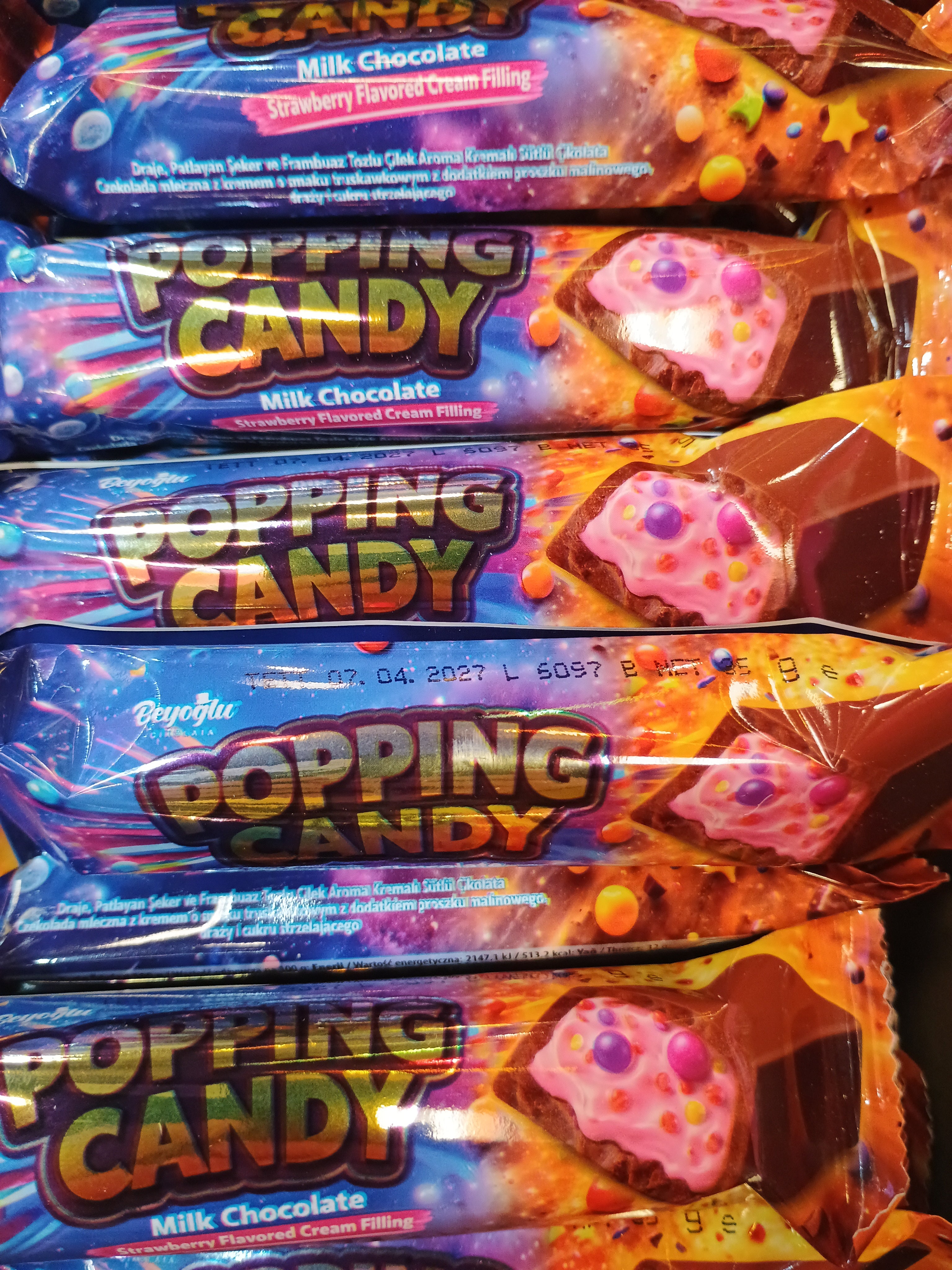 Beyoglu popping candy milk chocolate