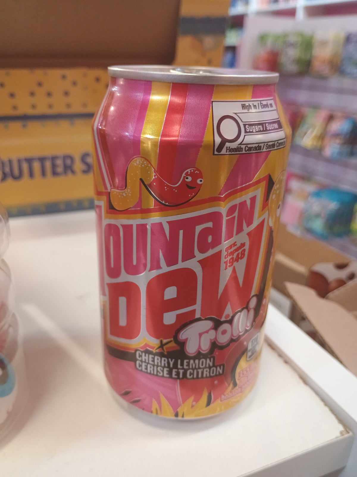 Mountain Dew Trolli Cherry Lemon flavor - EMSC