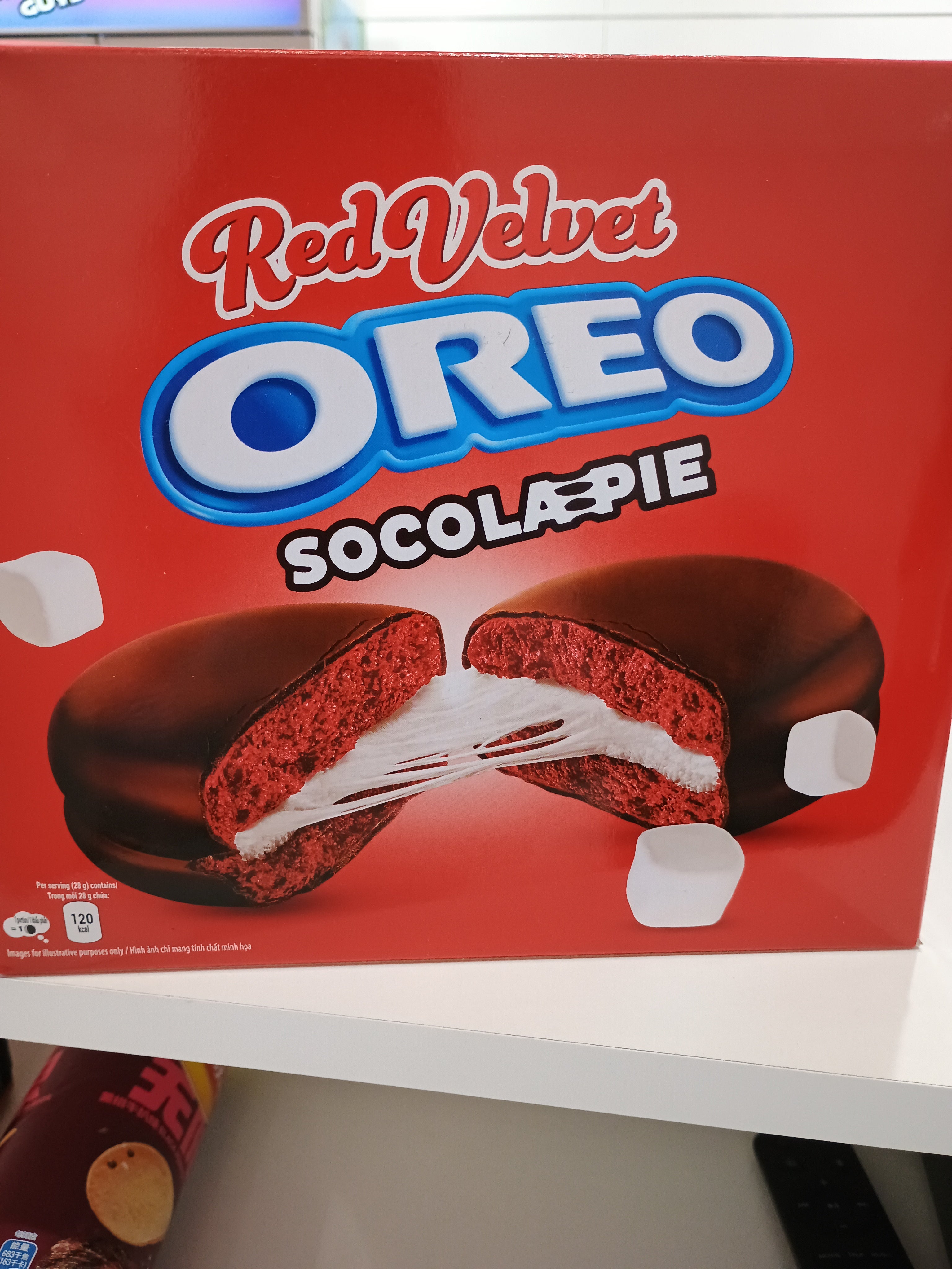 Red velvet oreo socolapie