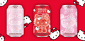 High Up Hello Kitty 50th Anniversary Strawberry Sparkling Water - Taiwan