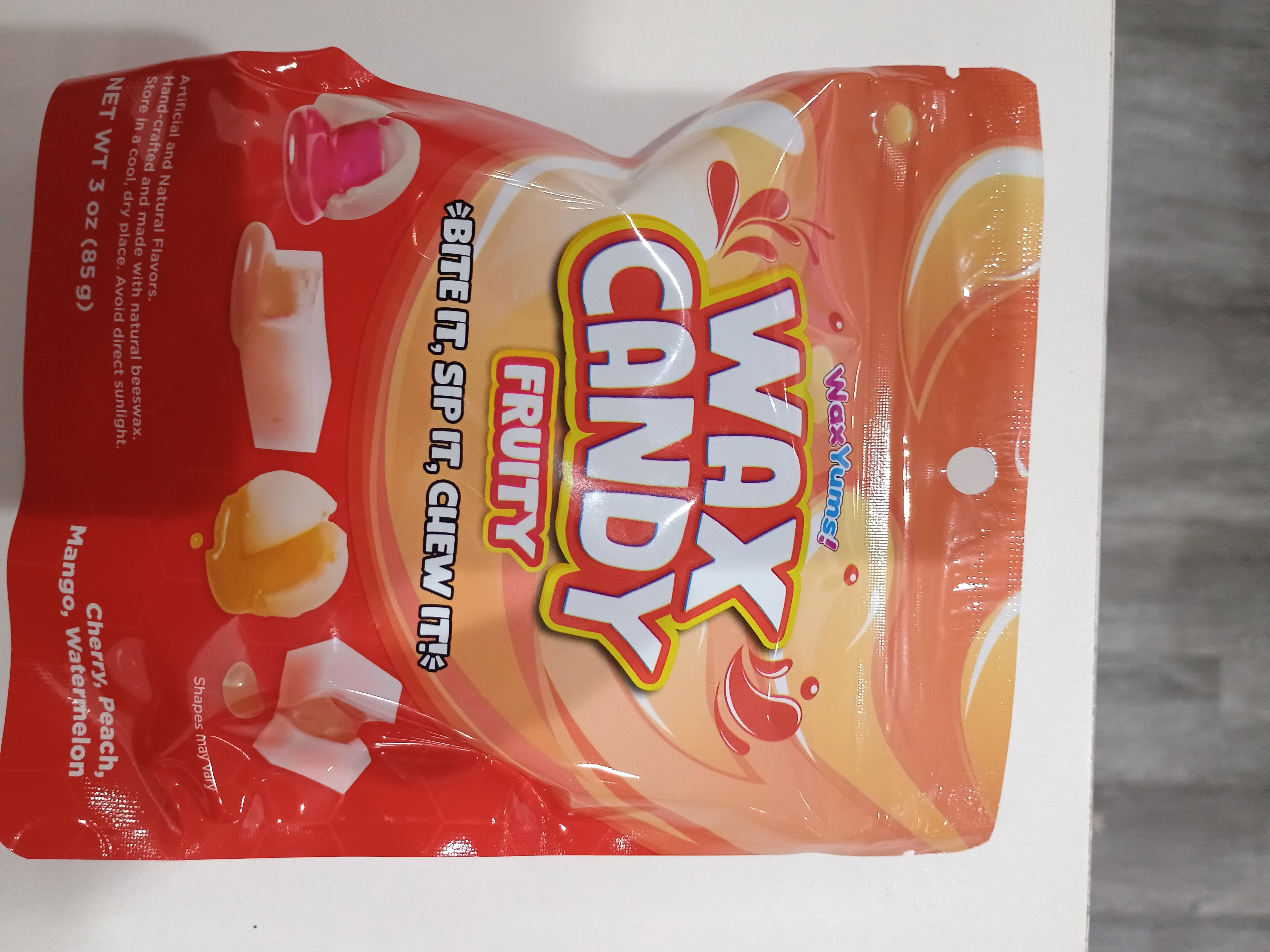 Wax Candy with Fruity Center