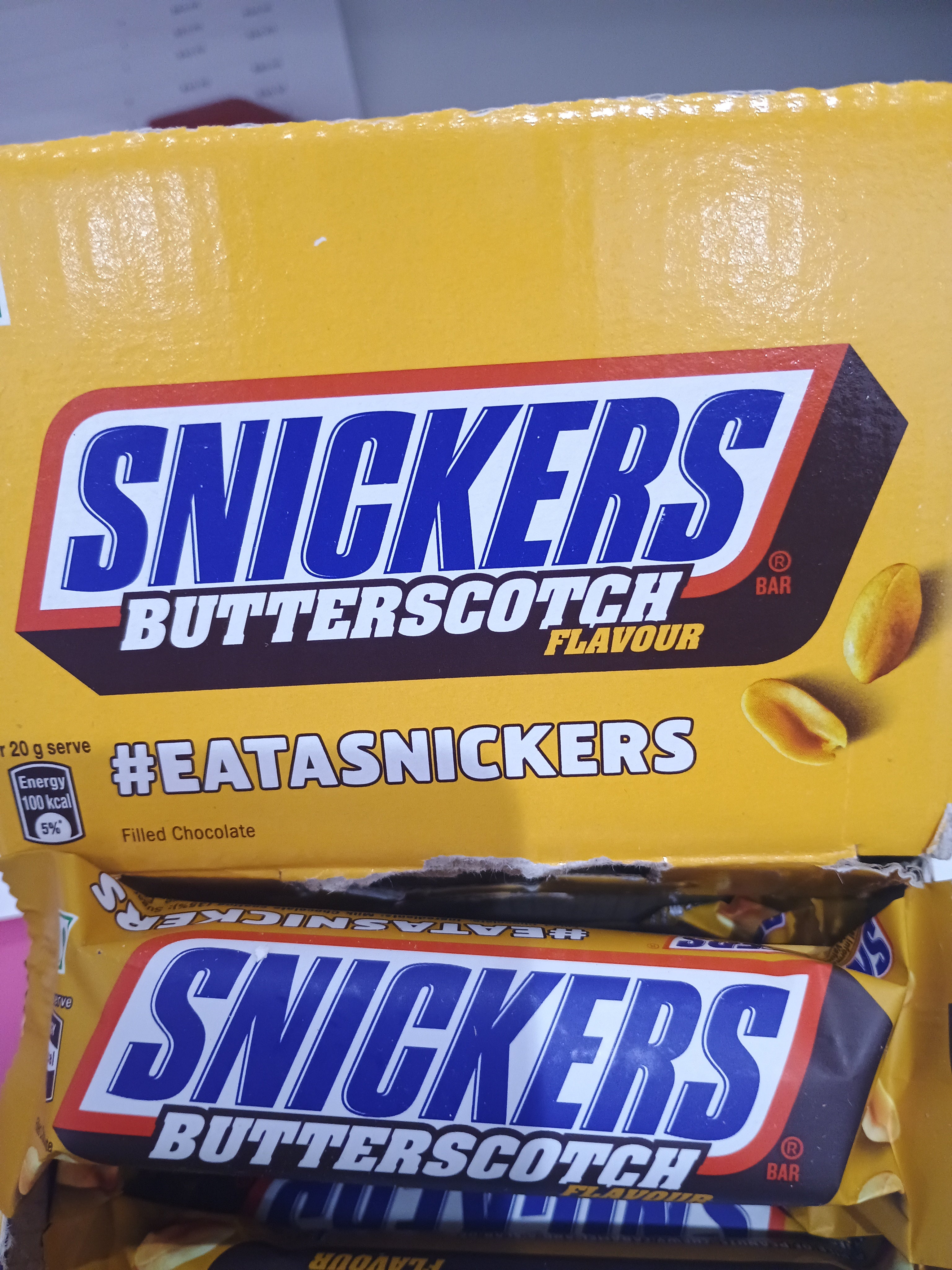 Snickers Butterscotch flavour (India)