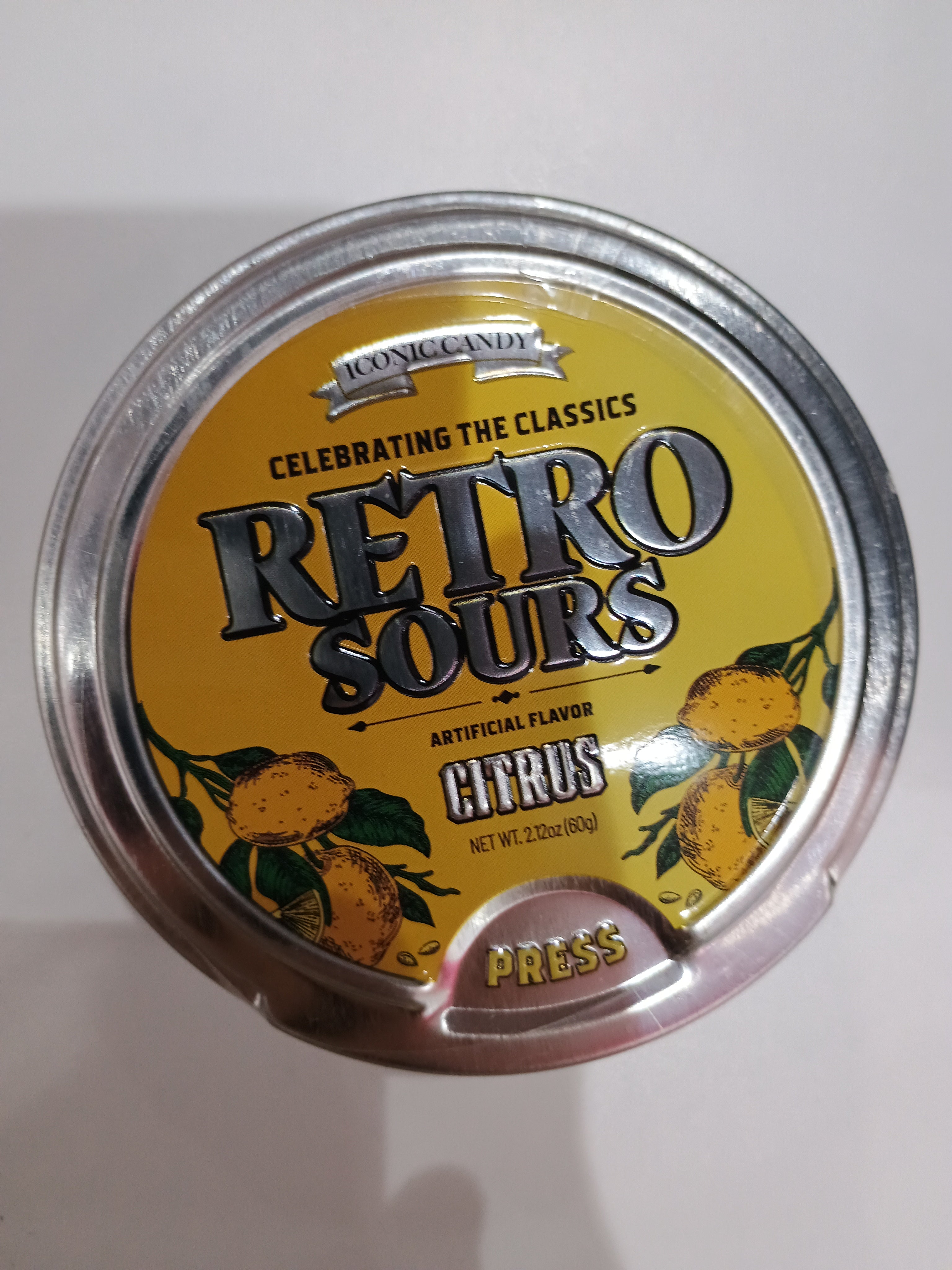 Retro sours citrus