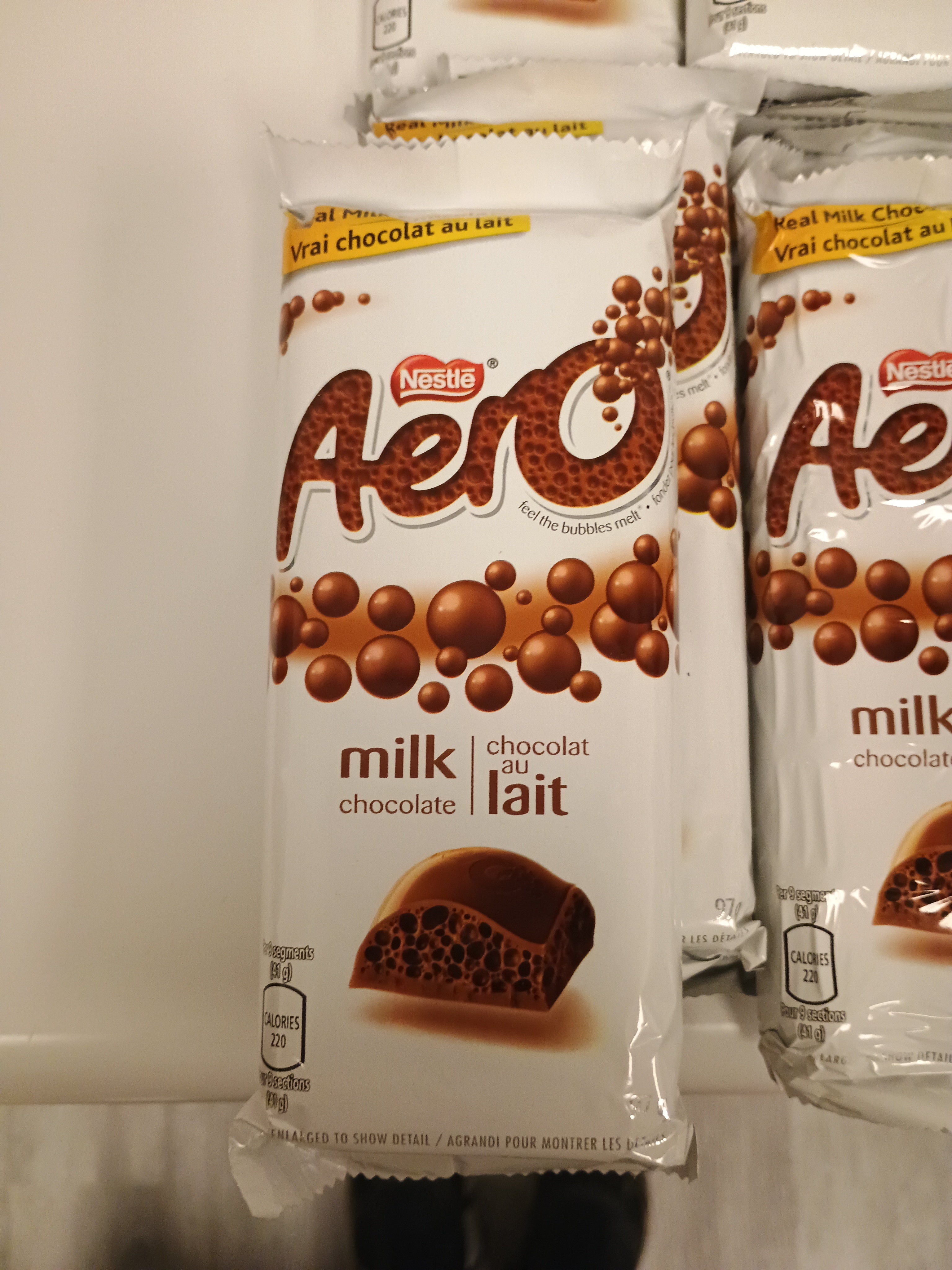 Aero Milk chocolate (chocolate lait)