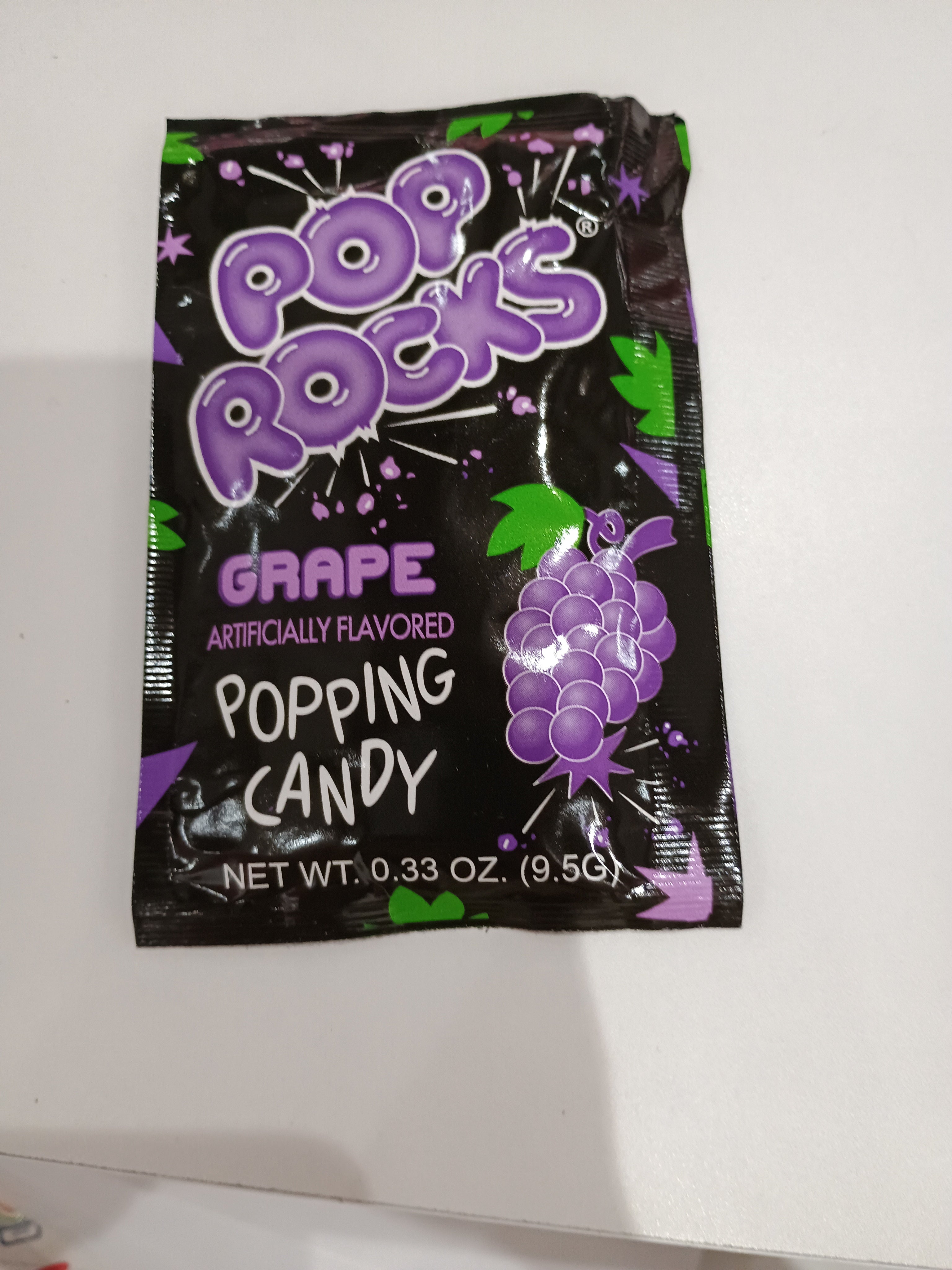 Pop rocks grape popping candy