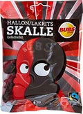 Bubs Raspberry & Licorice Foam Skull 90g
