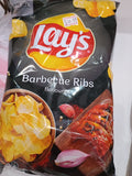Lays barbecue ribs flavoured potato chips
