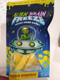 Alien Brain dried candy moon banana