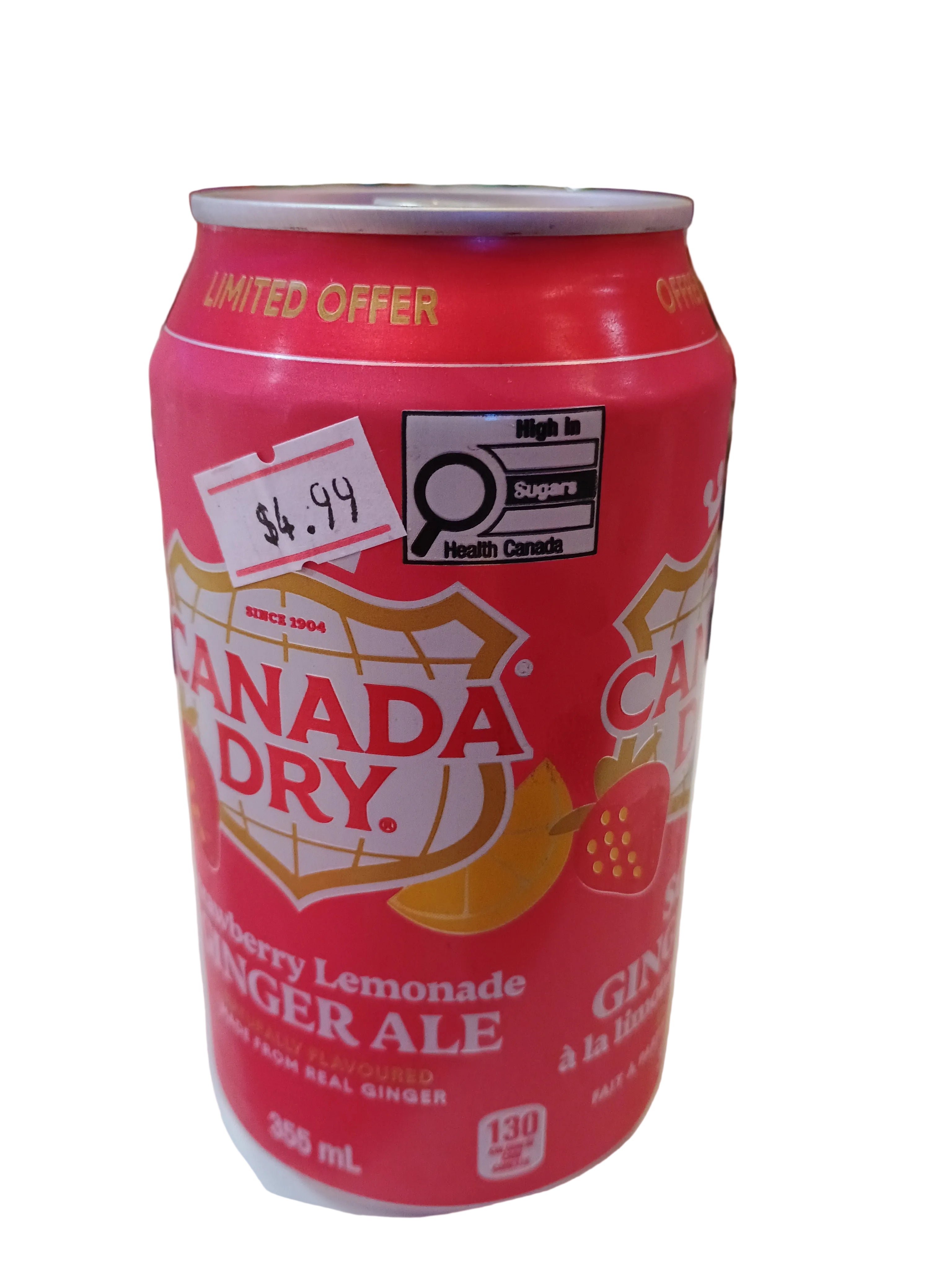 Canada dry strawberry  ginger ale