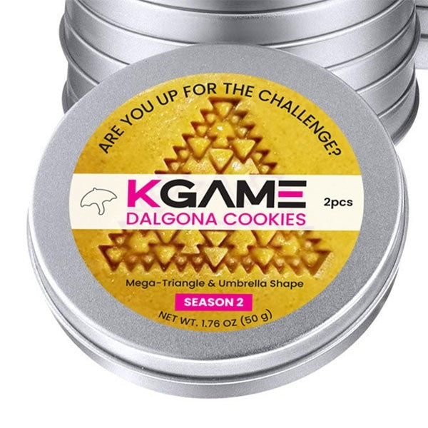Kgame Dalgona Cookie Tin (2 Cookies) Viral Season 2 in pdq