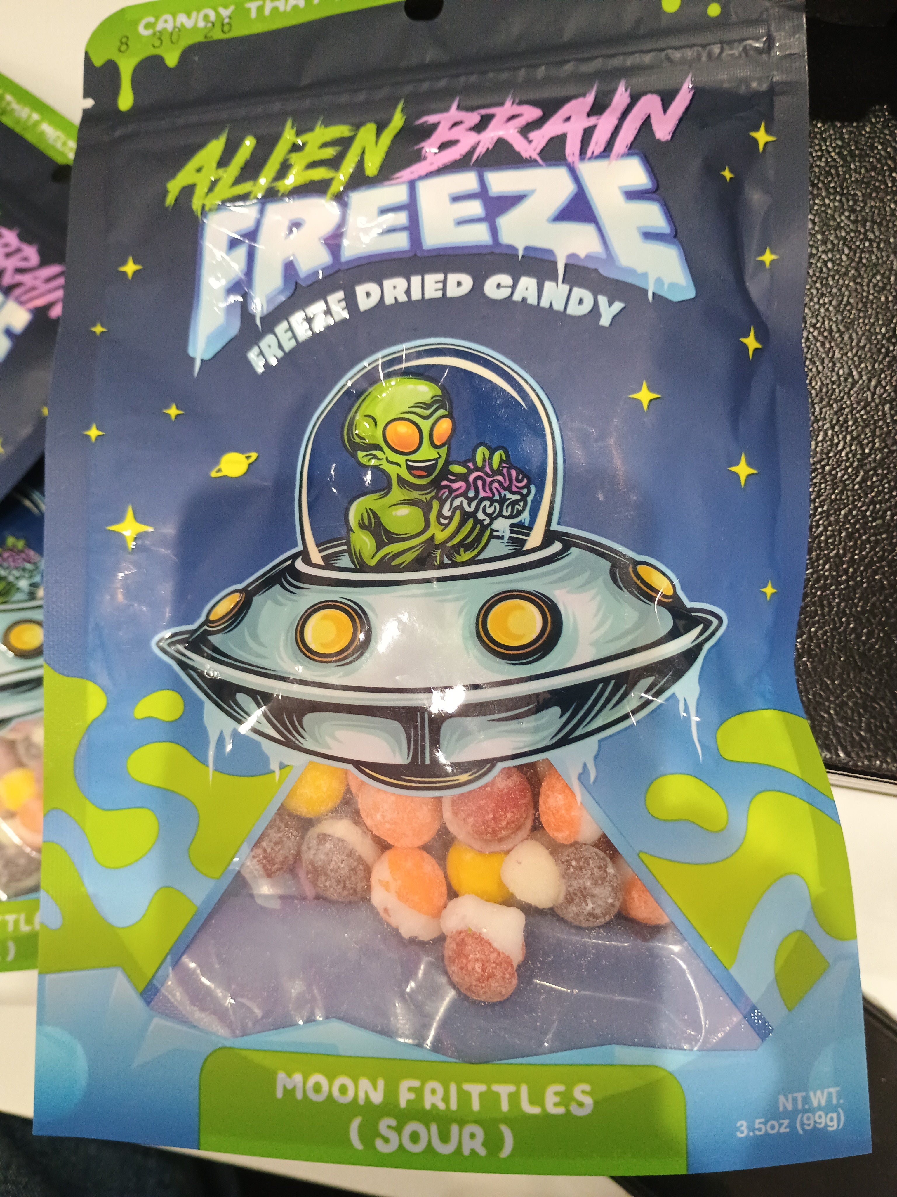 Alien Brain Freeze Moon Frittles Sour