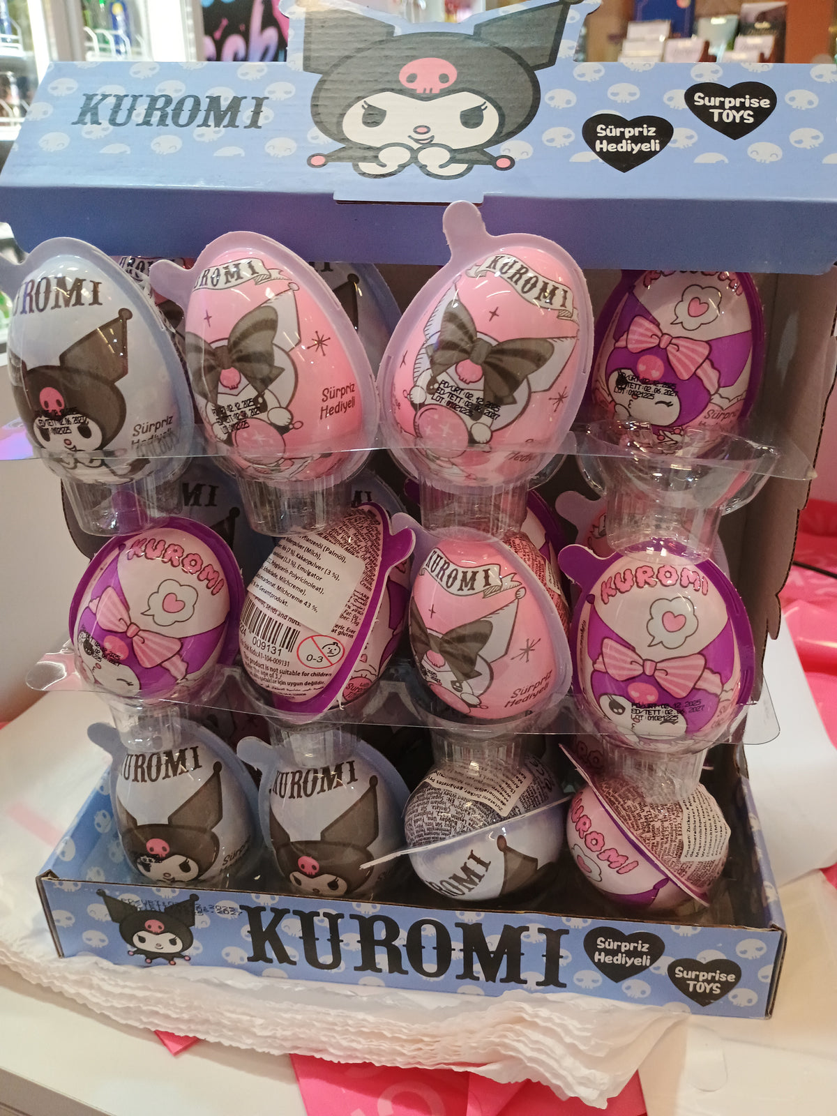 KUROMI eggs with surprise toys