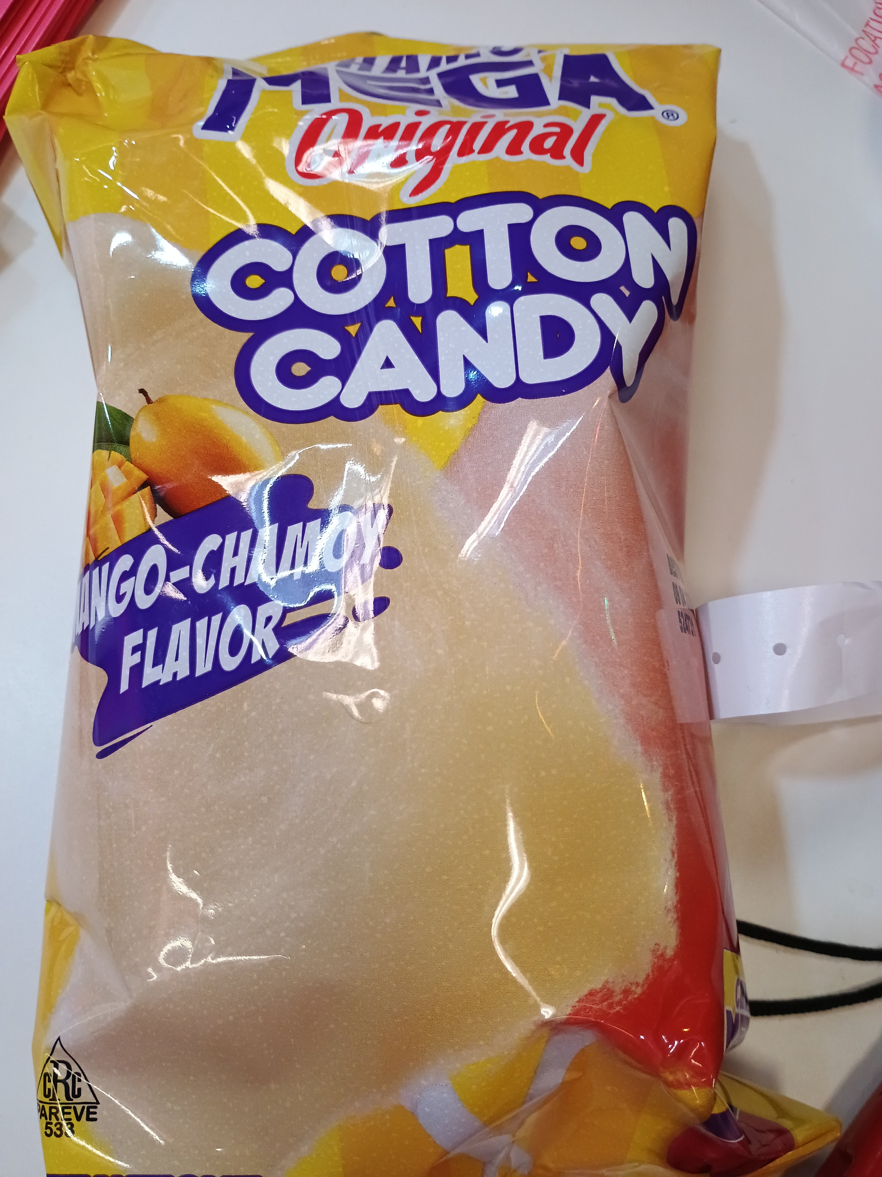 Mega chamoy cotton candy
