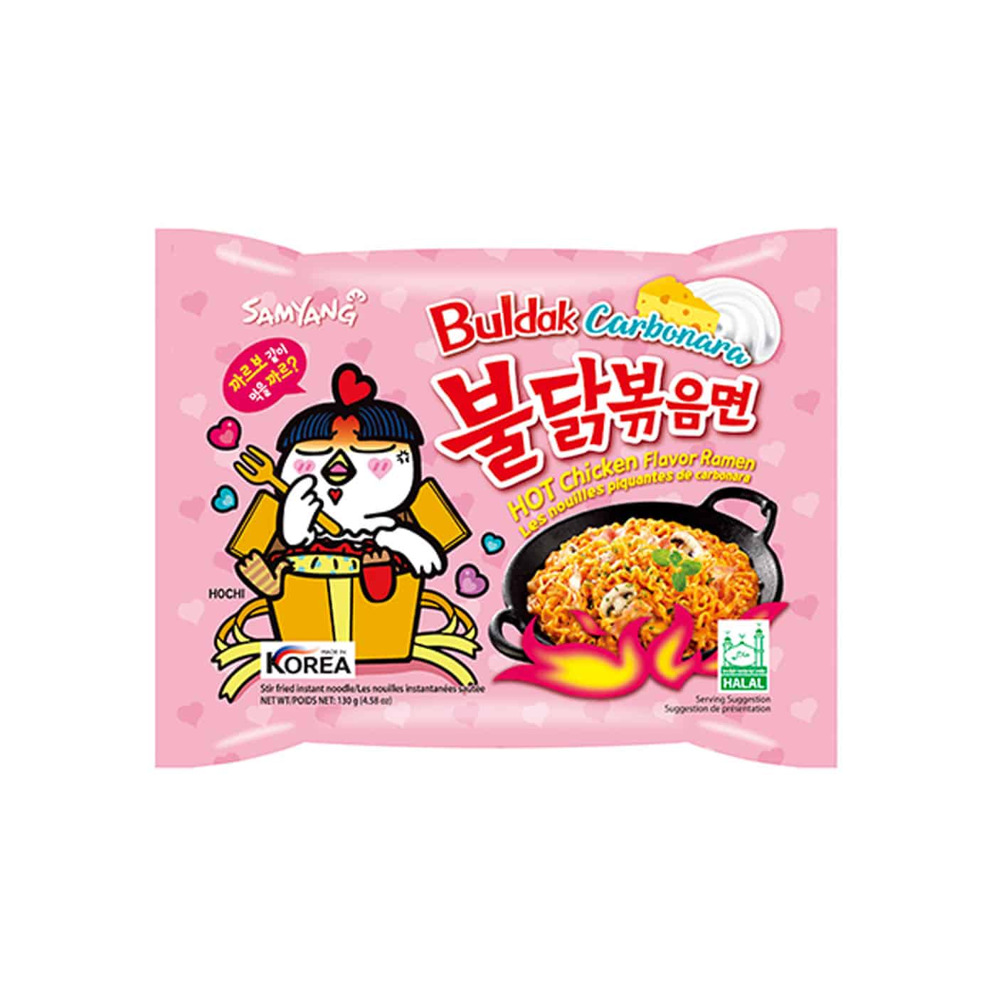 Buldak Spicy Ramen Artificial Spicy Chicken Flavor