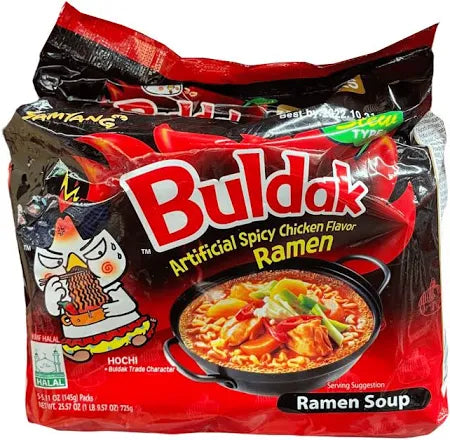 Buldak Artificial Spicy Chicken Flavor Ramen Soup